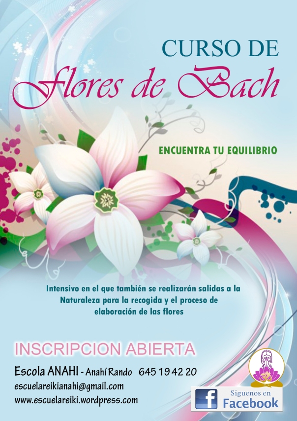 Cartel Flores de Bach para facebook